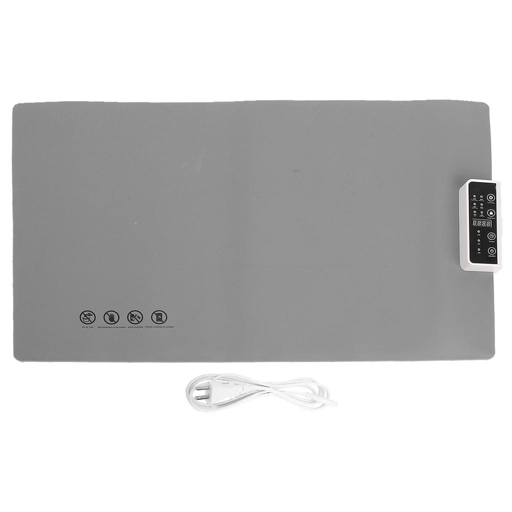 Food Warming Mat Silicone Electric Warming Tray Foldable Heater Food Pad with 5 Temperature Levels