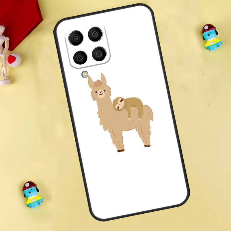 Cute Lovely Cozy Sloth Animal Case For Samsung Galaxy M55 M14 M34 M54 M32 M52 M15 M11 M12 M13 M06 M16 M36 M56 M31 M53 M35