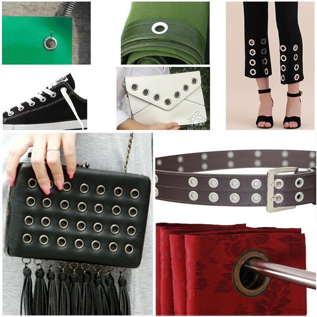 50 шт. 1,5-3,5 мм латунные петельки из кожи для ремонта, круглые кольца для глаз для обуви, сумки, одежды, кожаный ремень, шляпа