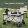 Jingzao 100L Camping Cart Aluminum Table Top