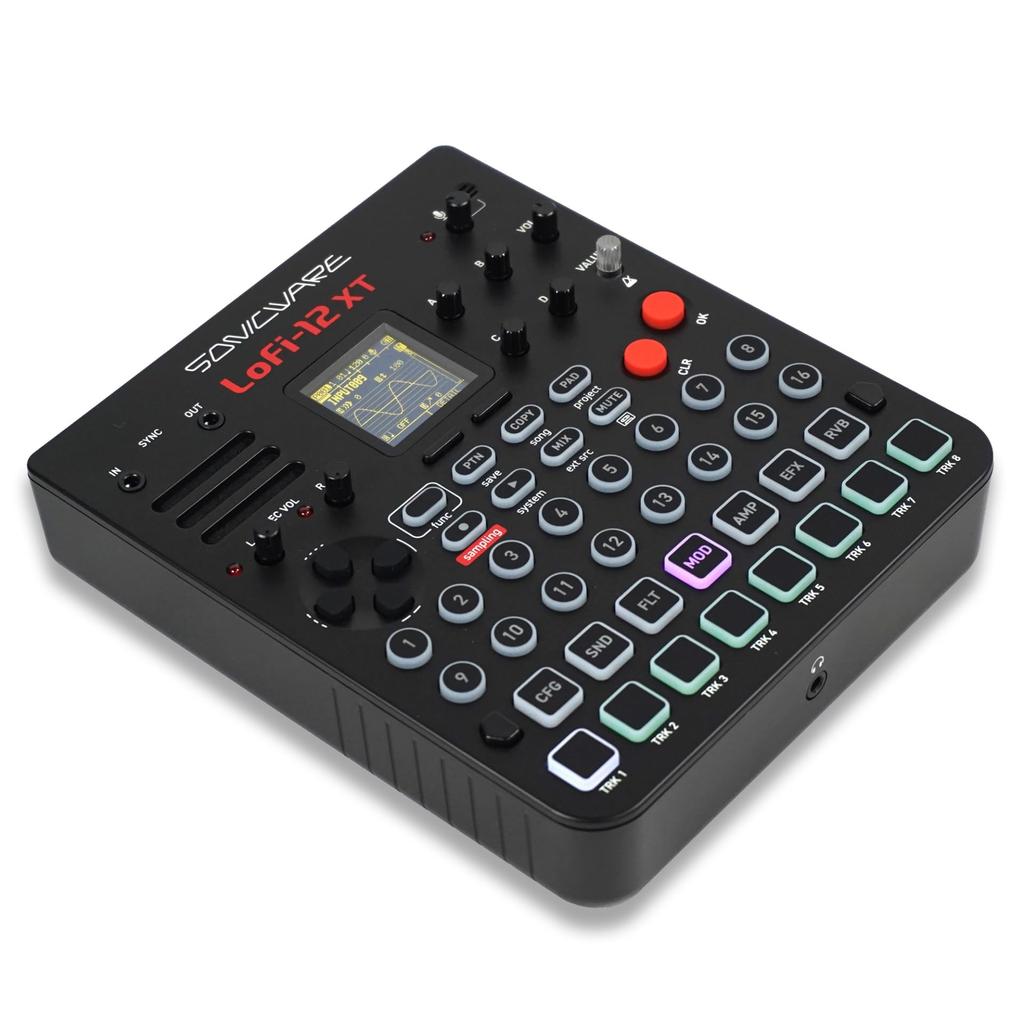 Sonicware XT Digitizing sampling sampler intuitive track Introductory Lofi-12 [Low-Resolution Sampler] 12kHz/24kHz + 12-bit mode, non-stop making,