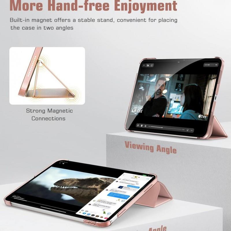 IPad 11 Case PC Hard Shell Magnetic Stand Auto Wake/Sleep Air Drop Protection Anti-Bend Tablet Cover