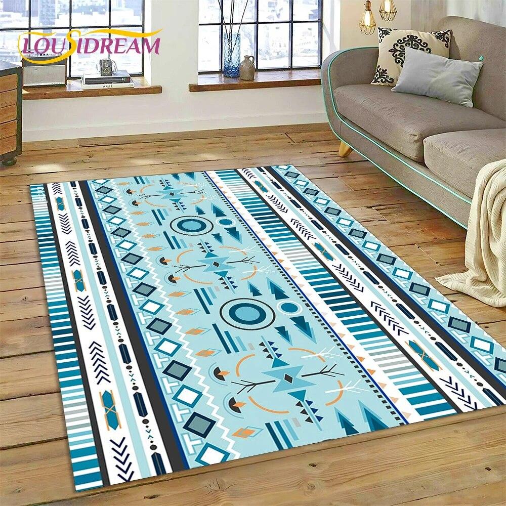 Classics Bohemia Nordic Turkish Celts Carpet Rug for Home Living Room Bedroom Sofa Doormat Decor,kid Area Rug Non-slip Floor Mat