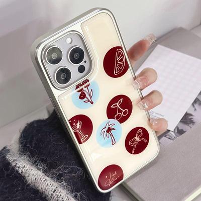 Zhitai iPhone 15 Pro Max, 14-16 Серии, Чехол с гальванизированной серебристой кромкой; Совместим с Huawei P70 Pro.