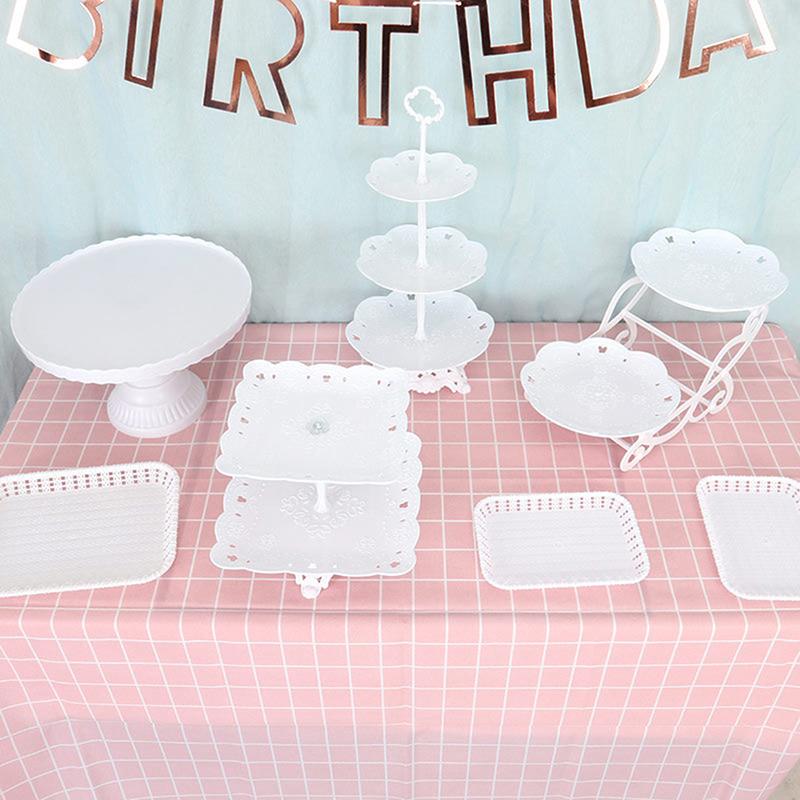 European Style Cake Stand Snack Rack Fruit Cupcake Tray Birthday Decorations