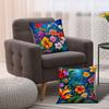 Double-Sided Printed Pillow Covers Hibiscus Bird Of Paradise Pattern Decorative Throw Pillow Cases Hawaiian Summer Home Decor
