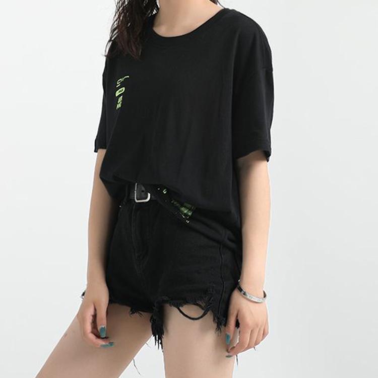 Nike Lux Pack Short Sleeve T-Shirt Women Tops Black Green CT8921-011