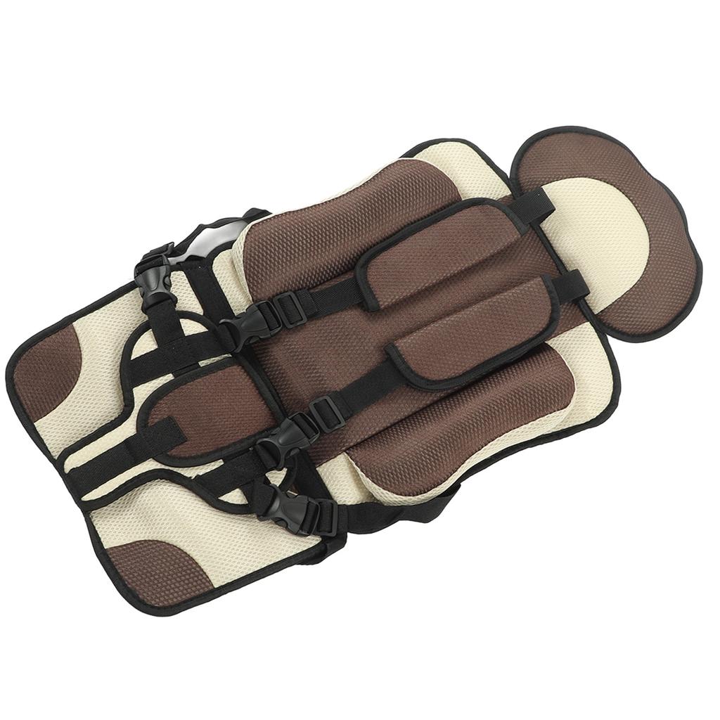 Children Safety Seat Simple Car Portable Seat Foldable Adjustable Strap Travel Accessories