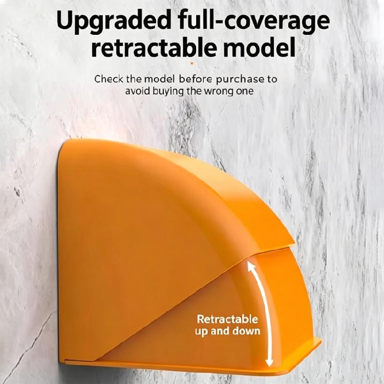 Protective Outlet Hood for 86 Type Electric Plug Outdoor Openings, Stretchable Weatherproof Cover with Plastic Shell