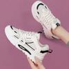Fashion Women's Fashion Lace-up Casual Sneakers Lightweight Soft Sole Running Shoes for Women Thick Soled Mesh Breathable Sports Shoes