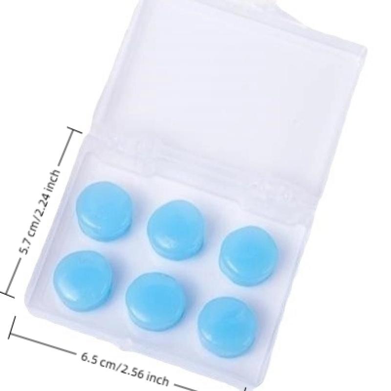 6Pcs/Box Silicone Mud Children Adults Sleep Earplugs Sound Insulation Noise Reduction Anti-Noise Swimming Waterproof Earplugs