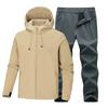 Комплект из мягкой куртки на весну и осень, ветрозащитный водонепроницаемый костюм для отдыха и рыбалки для мужчин