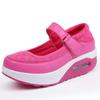 Fashion Spring and Autumn New Thick Sole Women Fashion Vulcanized Leisure Sports Shoes Solid Color Increase Wedge Women Shoes Large Size