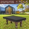 7/8 футов пылезащитный чехол для бильярдного стола 210D ткань Оксфорд водонепроницаемый бильярдный стол защита с сумкой для хранения моющийся чехол для мебели