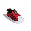 adidas Originals Superstar 360 I Тканевые Нескользящие Низкие Детские Кроссовки Красный Черный Для Младенцев И Малышей CG6581