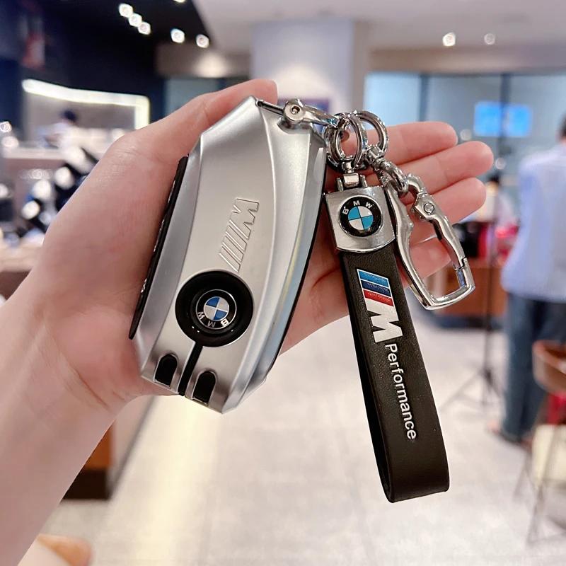 ORWI7 Car Remote Key Case Cover Shell Fob For BMW X1 U11 G70 7 Series 320i X3 X5 X7 i7 G07 LCI iX G09 XM U06 G81 M3 2023 2024