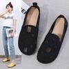 Модные льняные летние туфли на плоской подошве с коротким носком для женщин, теннисные женские мокасины с круглым носком, повседневная спортивная обувь, льняные туфли на плоской подошве 35-41