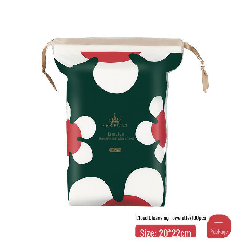 Ermutao утолщенная одноразовая несмываемая сухая шапочка для длинных волос - супер впитывающая и прочная