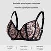 European and American Plus Size Full Cup Bra: Minimizes Large Busts, Anti-Sagging, Breathable Mesh for Enhanced Support and Comfort