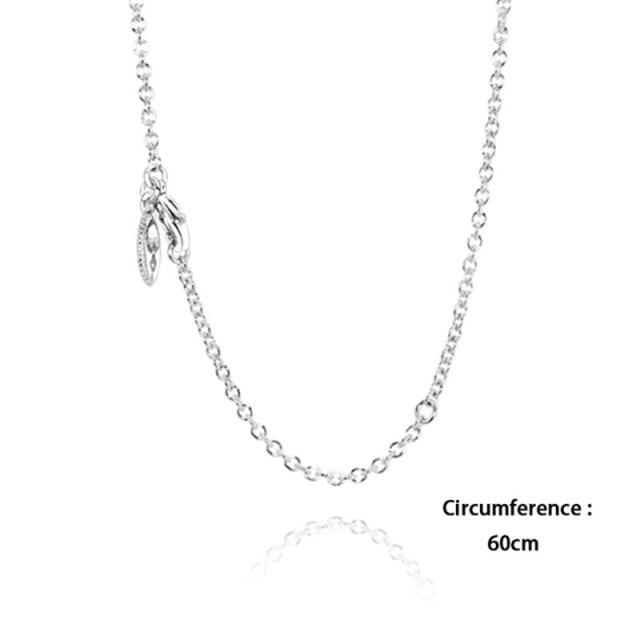  Sterling Tone O Pendant Fit Original 3Mm Necklaces Diy For Women Charm Bead Jewelry Cmn001Trendy Pendant