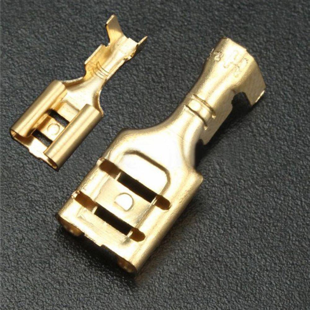 200PCS Durable Female Spade Durable Cable  Butt Connector Crimp Terminal Insulated Wire Electrical