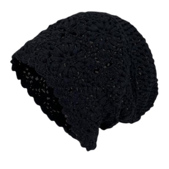 Женская вязаная крючком шапка, однотонная вязаная шапка в этническом стиле с кисточками, на шнуровке, ручная работа