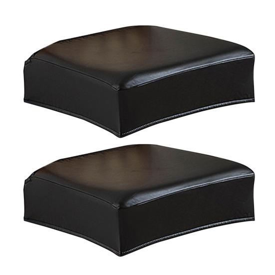 Эластичный чехол для сиденья из искусственной кожи, противоскользящий, водонепроницаемый, маслостойкий, теплоизоляционный, однотонный, устойчивый к царапинам