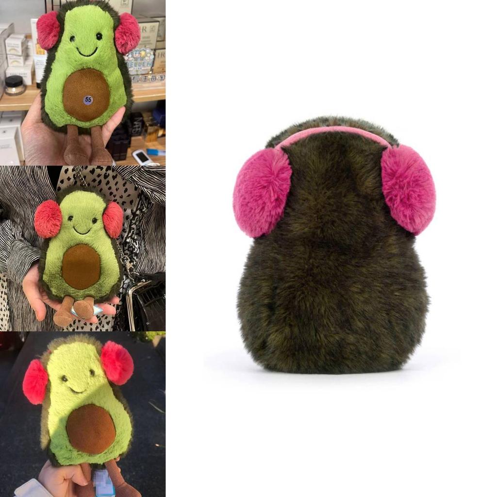 Мягкая плюшевая игрушка Авокадо Jellycat, подарок для подростков и детей, наполнитель из мягкого волокна