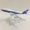 Масштаб 1/400 16 см Оригинальная модель Boeing 747 Авиалинии Модель самолета Самолет Литой металл Самолеты