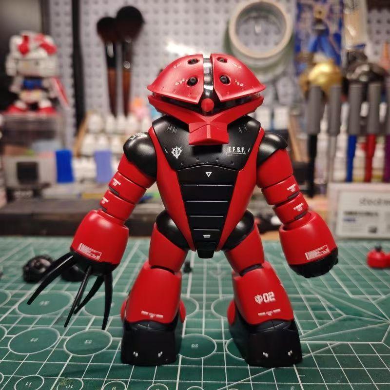 HG 1/144 MSM-04 Красный Акгай Цвет Чара Сборная Модель Kit Аниме Меха Фигурка Действия С Декалями На Водной Основе Мальчик Игрушка Украшение Подарок
