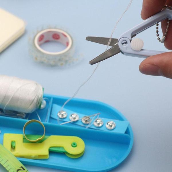 Выдвижные портативные телескопические ножницы для офисных студентов Портативные маленькие ножницы МИНИ-ножницы из нержавеющей стали Детские складные ножницы