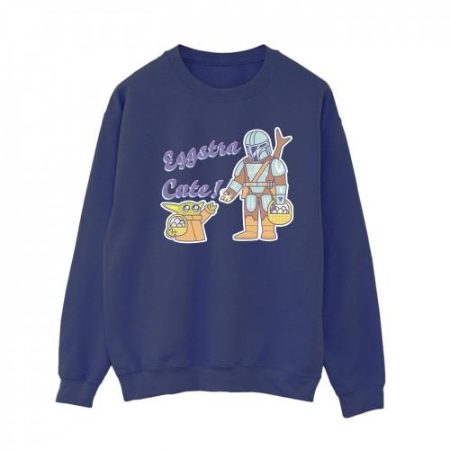 Star Wars Womens/Ladies The Mandalorian Eggstra Cute Grogu Sweatshirt