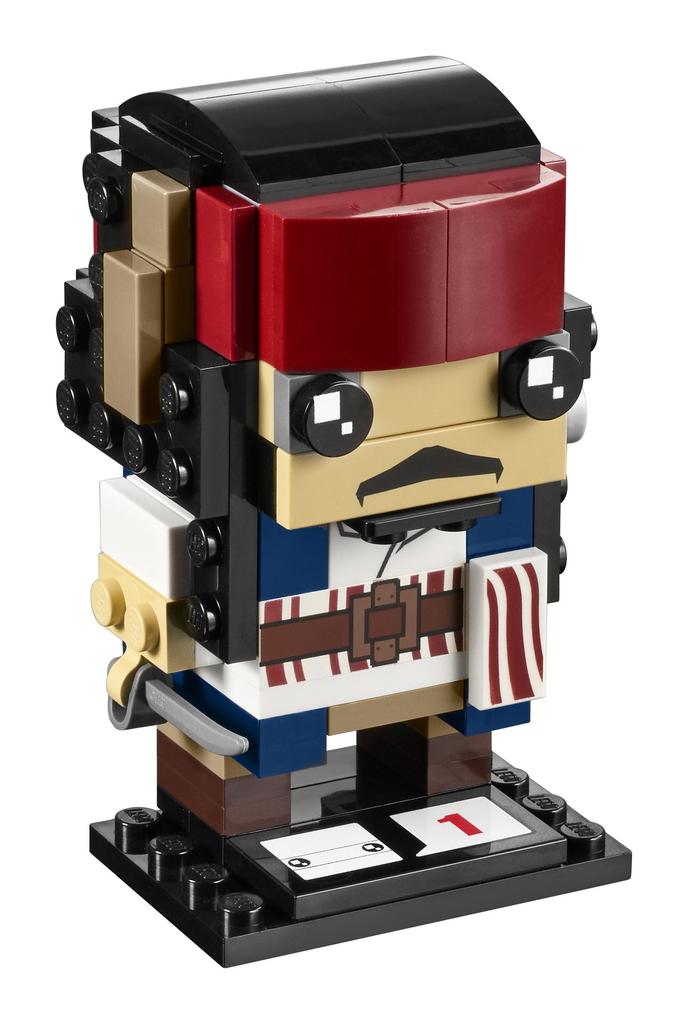 LEGO 41593 BrickHeadz Captain Jack Sparrow Disney Pirates of the Dead Men Tell No Tales Caribbean