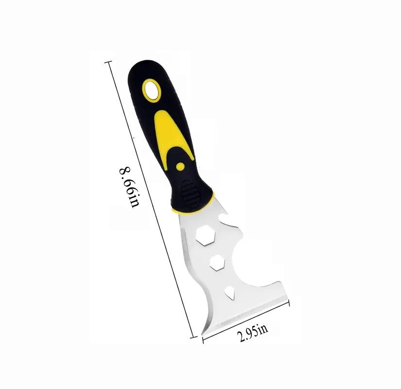 Набор многофункциональных шпателей 15 в 1 Шпатель Шпатель из нержавеющей стали Шпатель для очистки Инструменты для DIY строительства