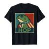 Футболка Portland Frog Hop для мужчин и женщин 100% хлопок Футболки Топы с коротким рукавом Летние Популярная Мода Удобные Футболки