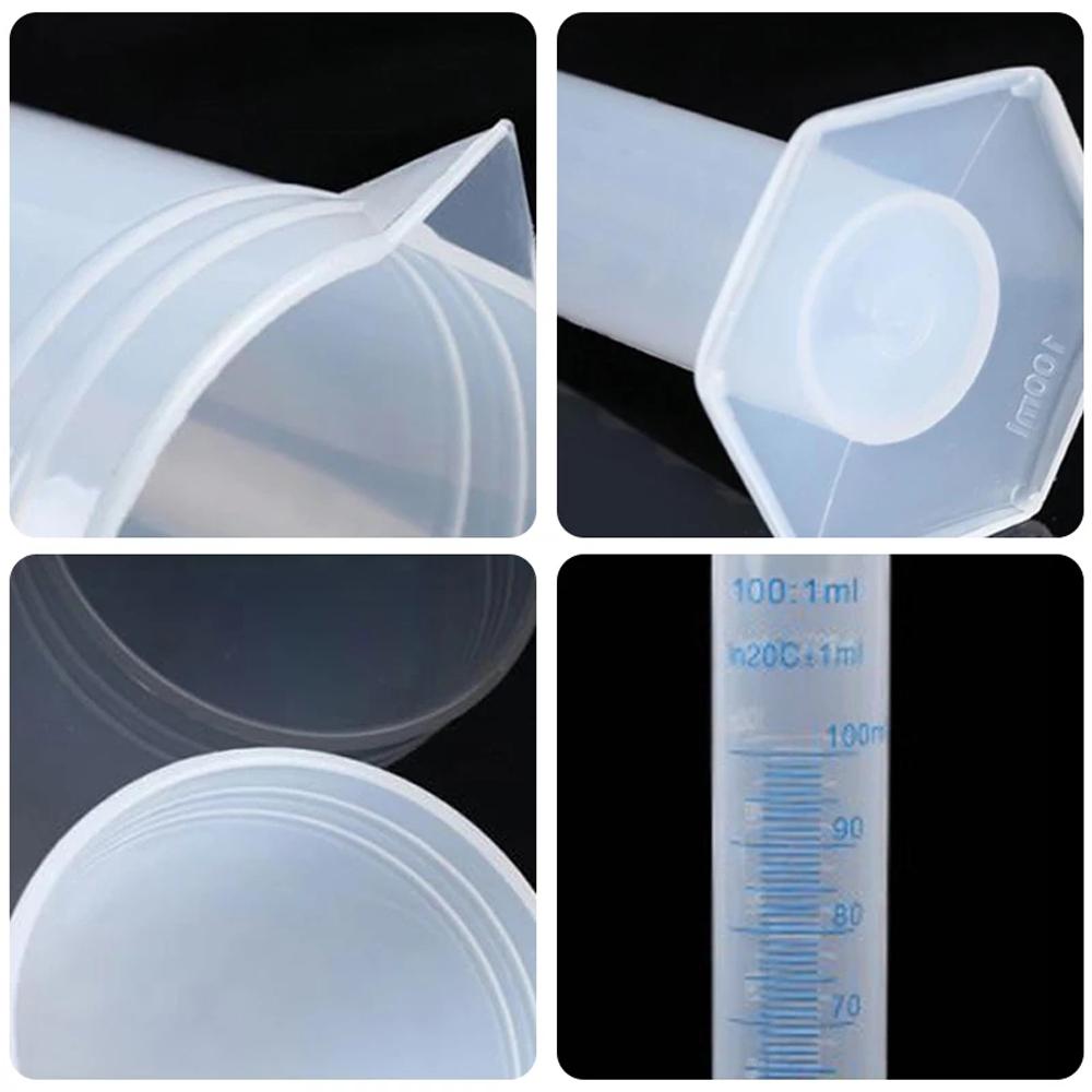 Transparent Plastic Measuring Cylinder Graduated Tube Measuring Cylinder Graduated Cylinder