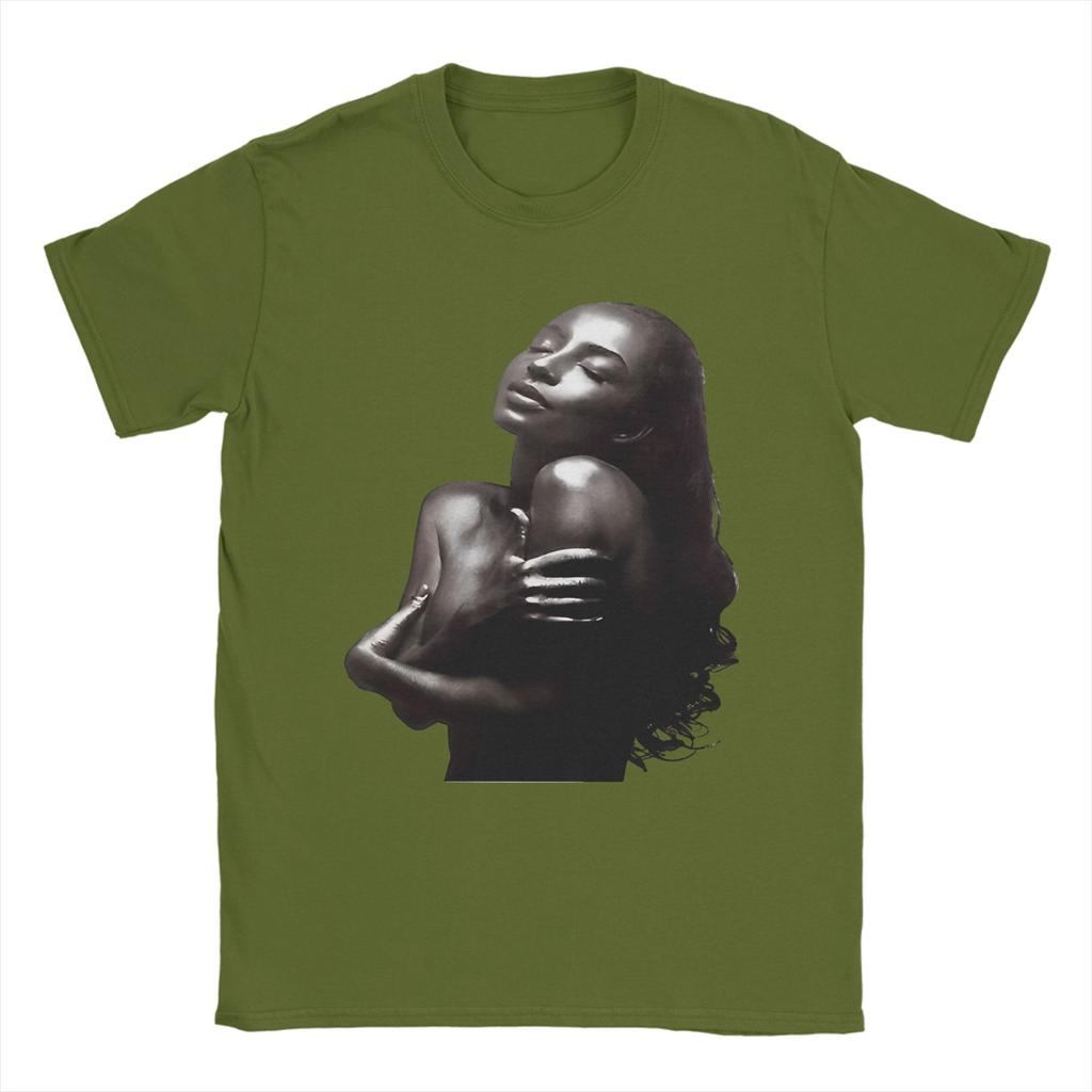 SSade Adu Singer T Shirt Mens Pure Cotton Funny TShirts Crewneck Tee Shirt Short Sleeve Tops Party