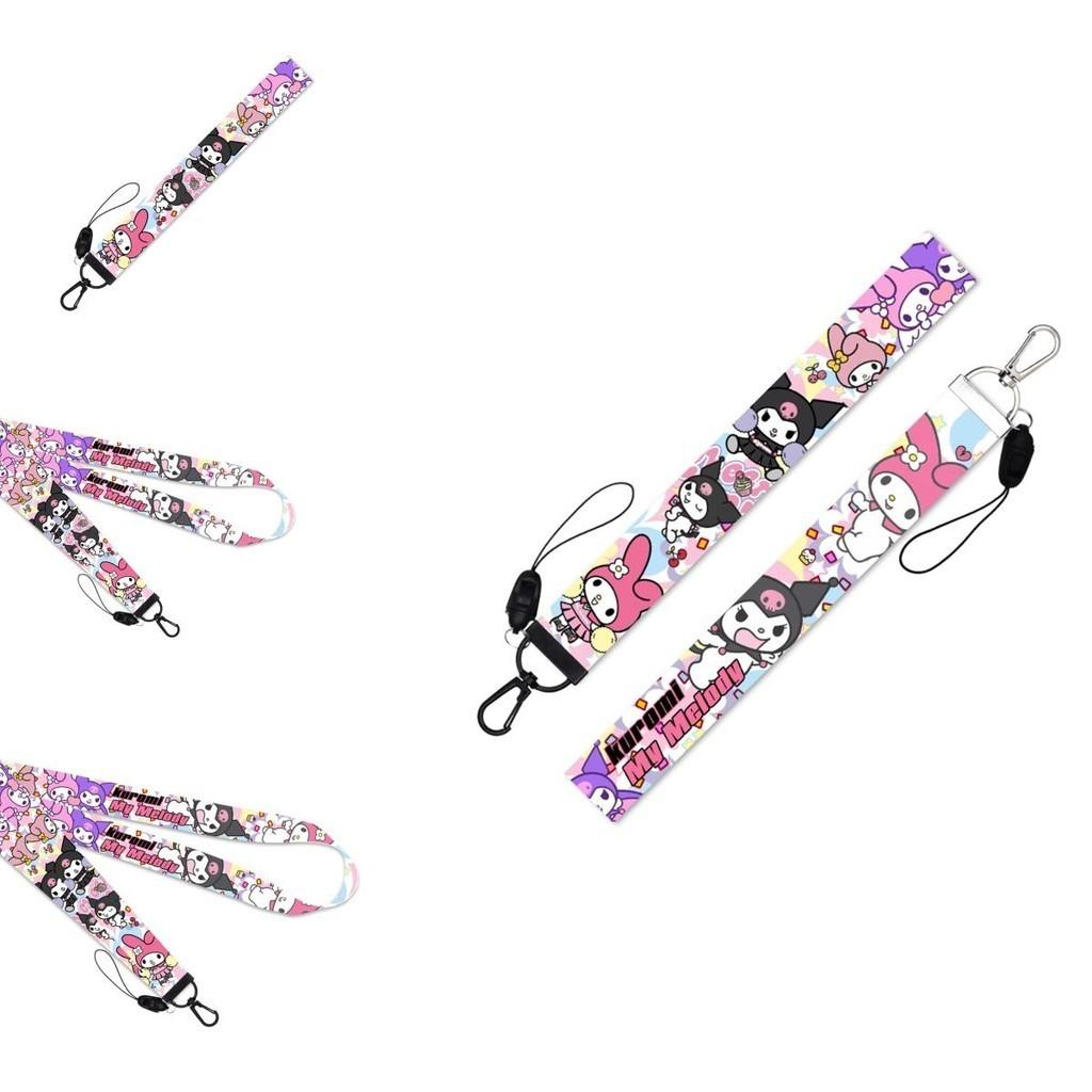 Sanrio Kuromi Character Phone Lanyard Soft Durable And Colorful Strap For All Your Needs!
