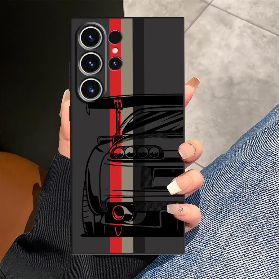 Японский дрифт-кар Funda Чехол для телефона для Samsung Galaxy S25 Note 20 8 9 10 S26 S10 S9 S20 Ultra S23 S21 FE S24 Plus