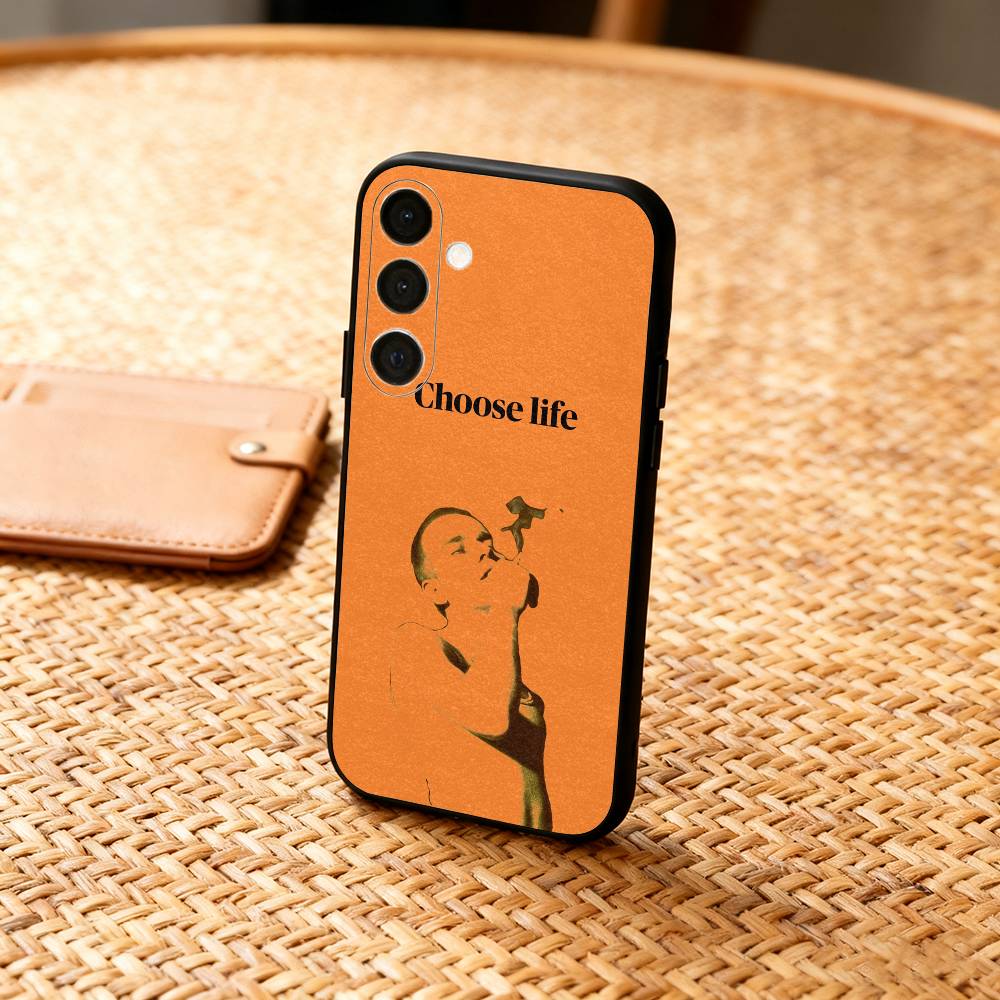 Чехол для телефона T-TrainspottingS C-Choose Life для Samsung A73,72,71,53,52,51,22,91,80, Мягкий черный чехол