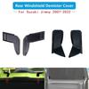 New Hot 2PCS Black ABS Rear Windshield Heating Wire Protection Cover For Suzuki Jimny 2007- Demister Cover