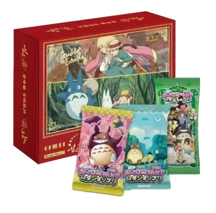 Genuine Hayao Miyazaki Anime Collection Card Chihiro and Chihiro Haal Mobile Castle Card Children Toys Christmas Gift