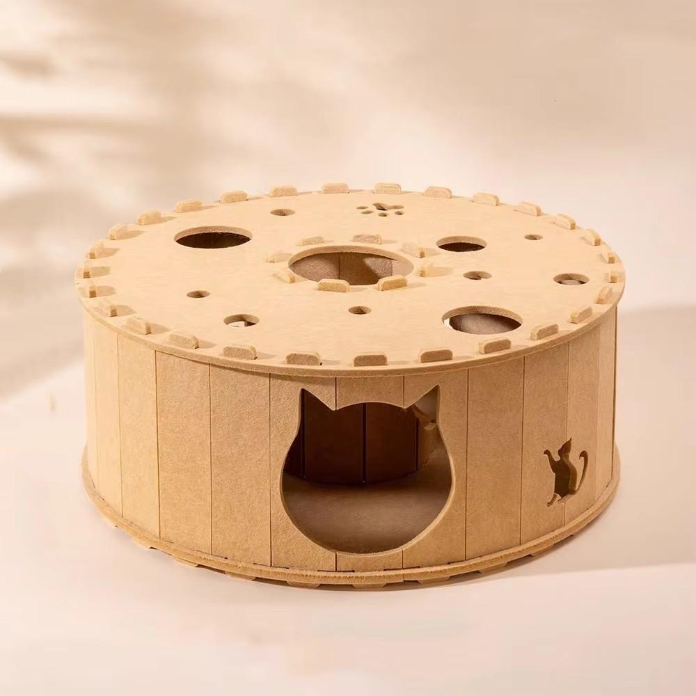 Non-Shedding Felt Cat Bed Felt Semi-Enclosed Cat Nest New Scratching Post Small Animals