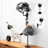 Wall Mounted Motorcycle Helmet Rack Space Aluminum Helmet Display Rack Helmet Holder  Coats