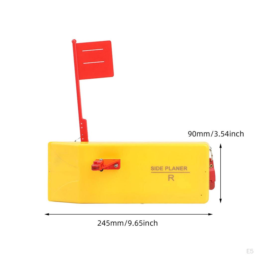 Fishing Planer Board Inline Side Clip Heavy Duty Offshore Gear Trolling River Quick Grip