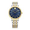 Versace V-Eternal Watch, 37mm, Blue Dial, Sapphire Crystal, Quartz Movement, Swiss Made, VEJL00522, Silver