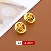 10 шт. пуговицы для рубашек, женская одежда, кардиган, шифон, круглые металлические пуговицы, детские мужские рубашки, универсальные золотые пуговицы Daquan