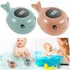 2Pcs Baby Bath Thermometer Cute Cartoon Whales Floating Smart Digital LED Display Temperature Tester IPX7 Waterproof Bathtub Toy