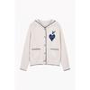 Benetton Кардиган с капюшоном Heart Apple Point Bakcf1611