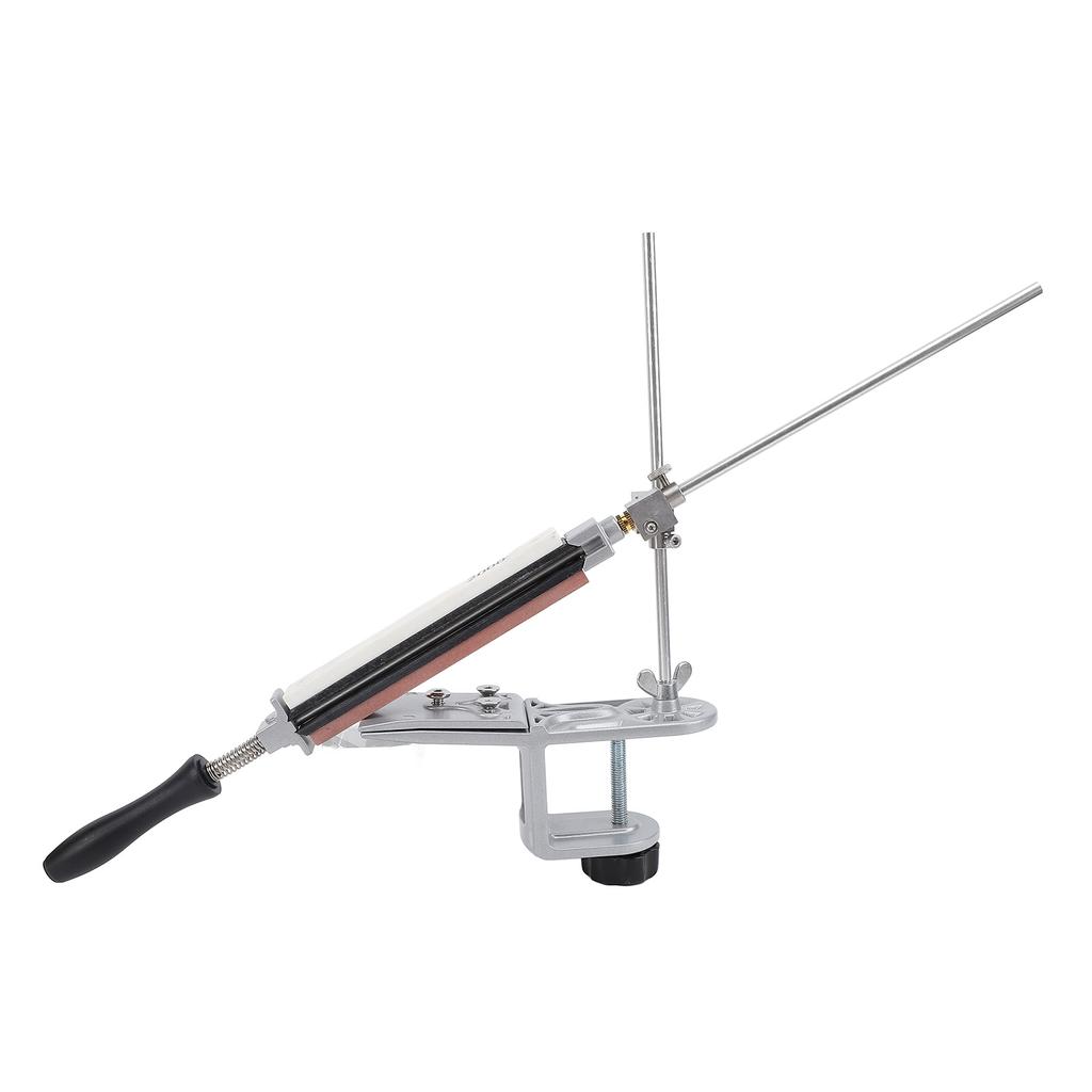 Точилка с фиксированным углом и 6 точильными камнями Стальной универсальный набор инструментов для заточки для кухонного шеф-поварского ножа